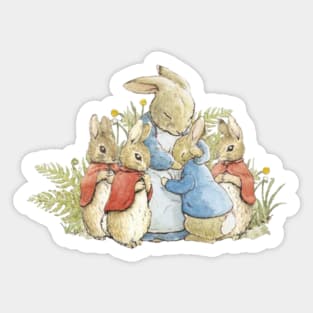 Bunny Family Sticker